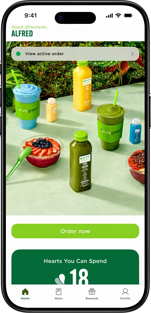 Branded ordering app